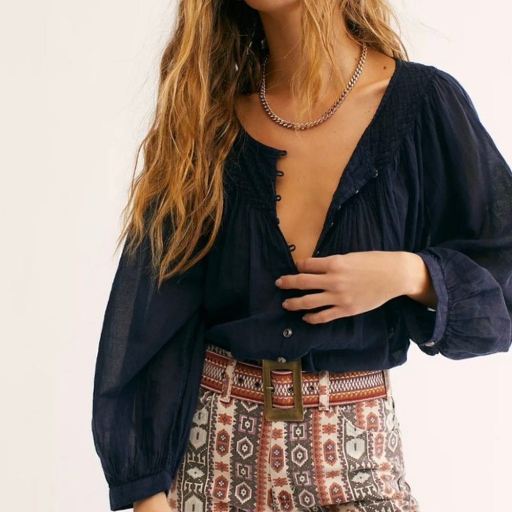 Free People  cool meadow top